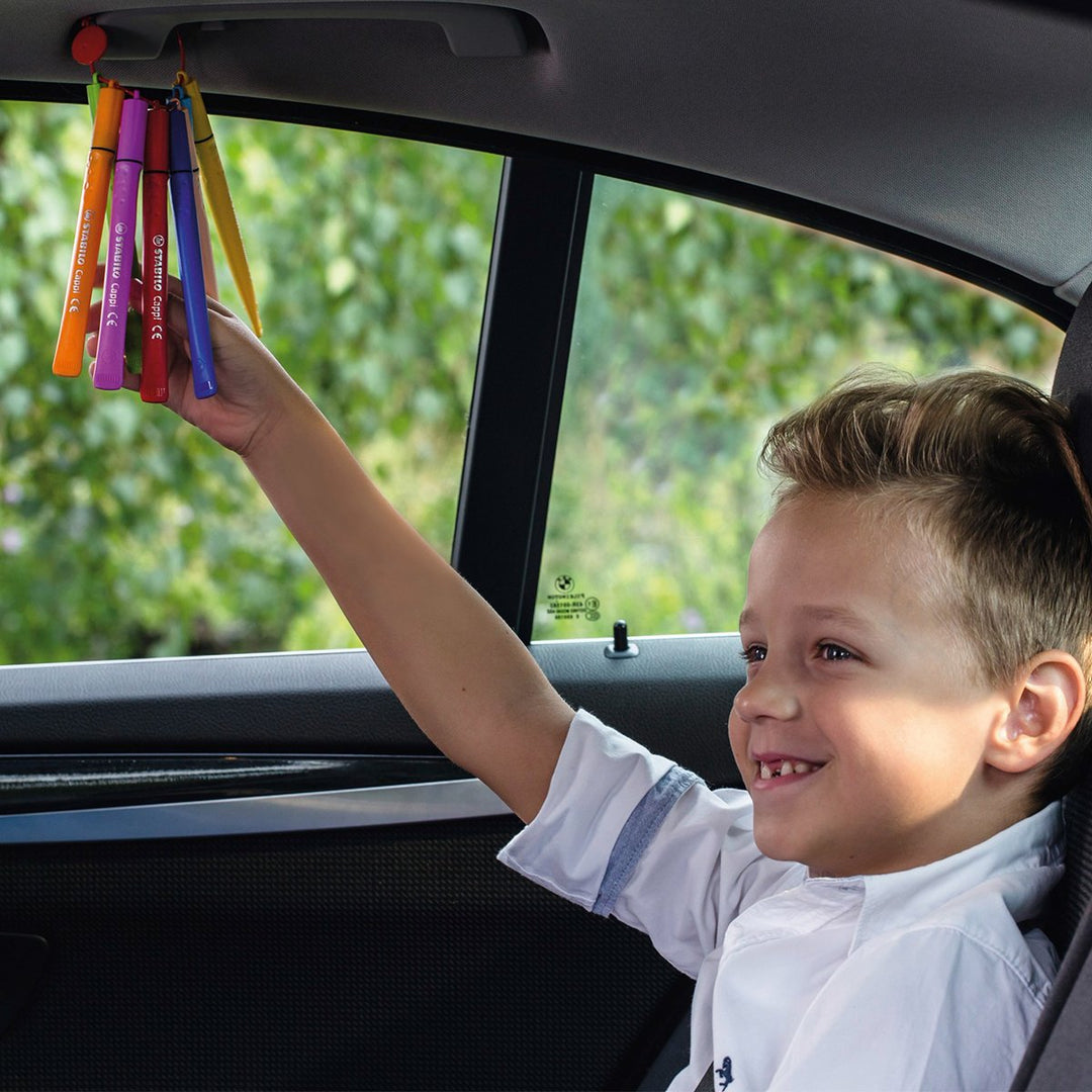 STABILO 168/12-4 - Estuche de 12 Rotuladores Ergonómicos de Colores, Edición Cappi