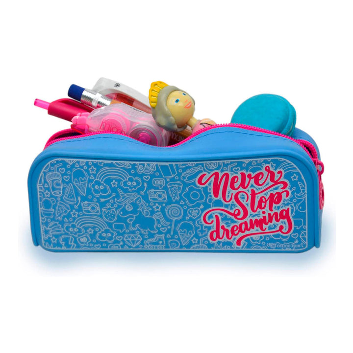 Office Box - Estuche Escolar de Silicona con Tacto Suave. Edición Girl Power