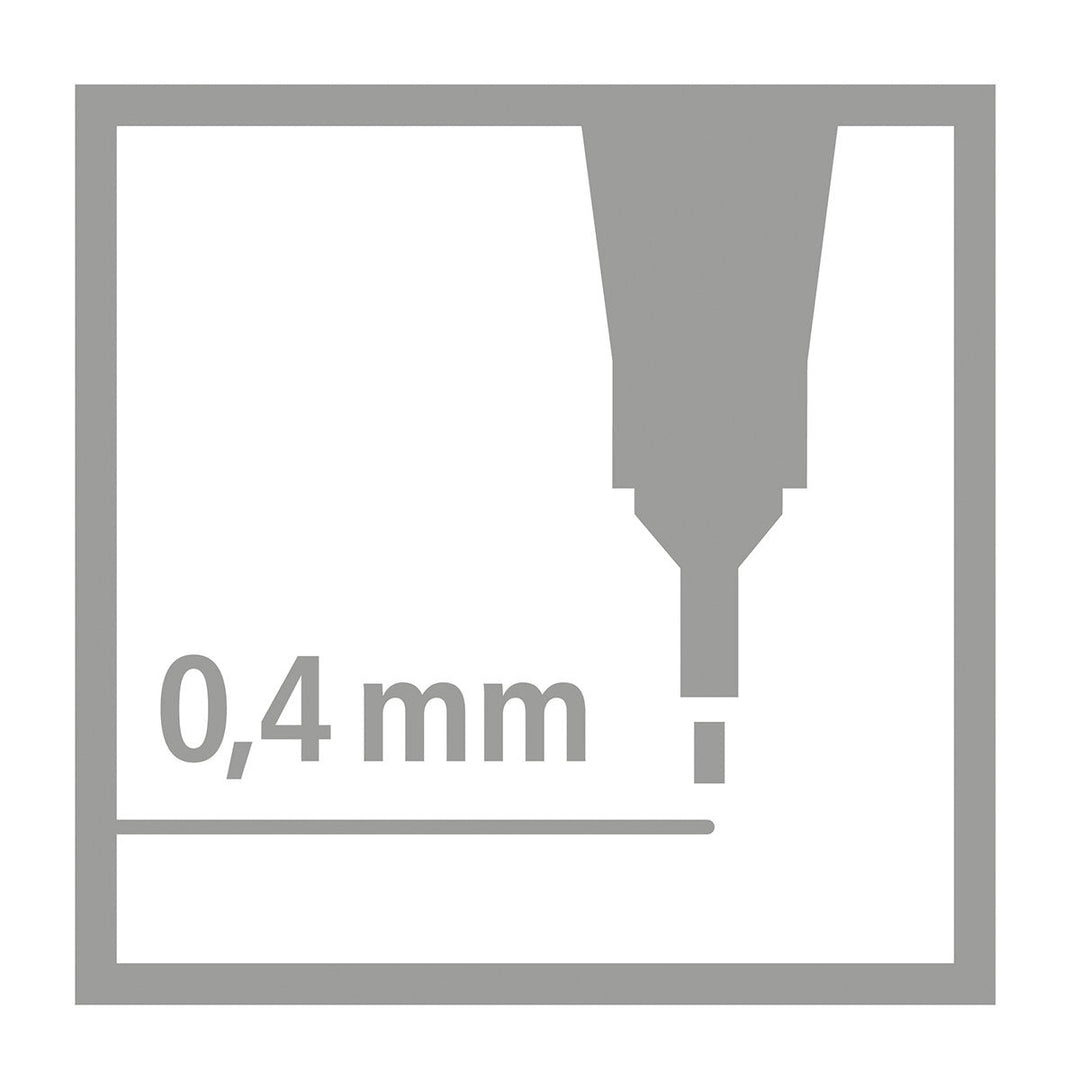 STABILO 88/8-03 - Estuche con 8 Rotuladores de Punta Fina Point 88, Colores Azules