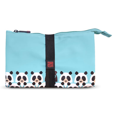 IRIS Snack Bag Friends - Bolsa Porta Meriendas Infantil Flexible y Plegable. Panda