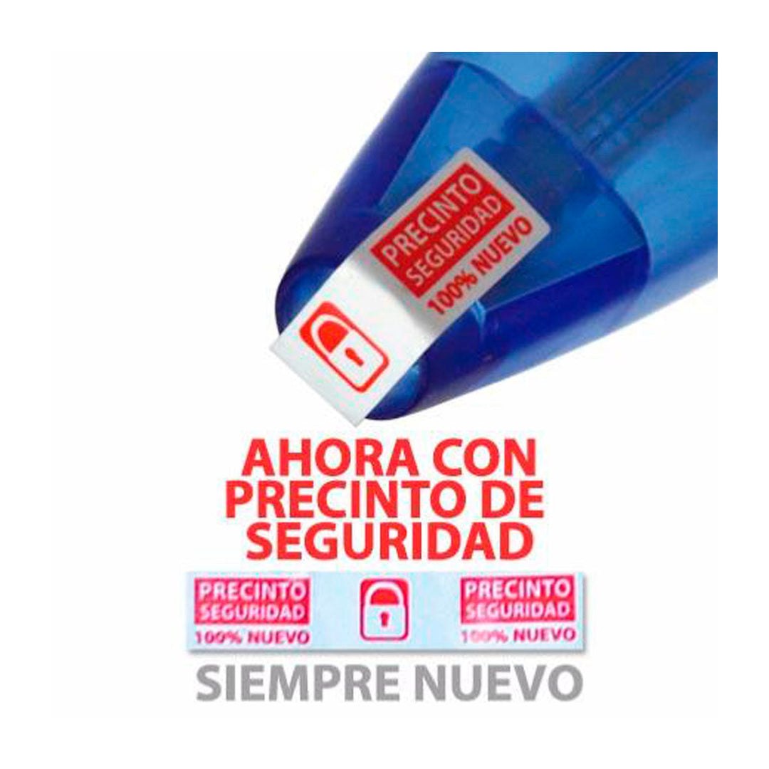Office Box - Cinta Correctora Display Super R6 con Recambio Extraíble y Mecanismo Retráctil