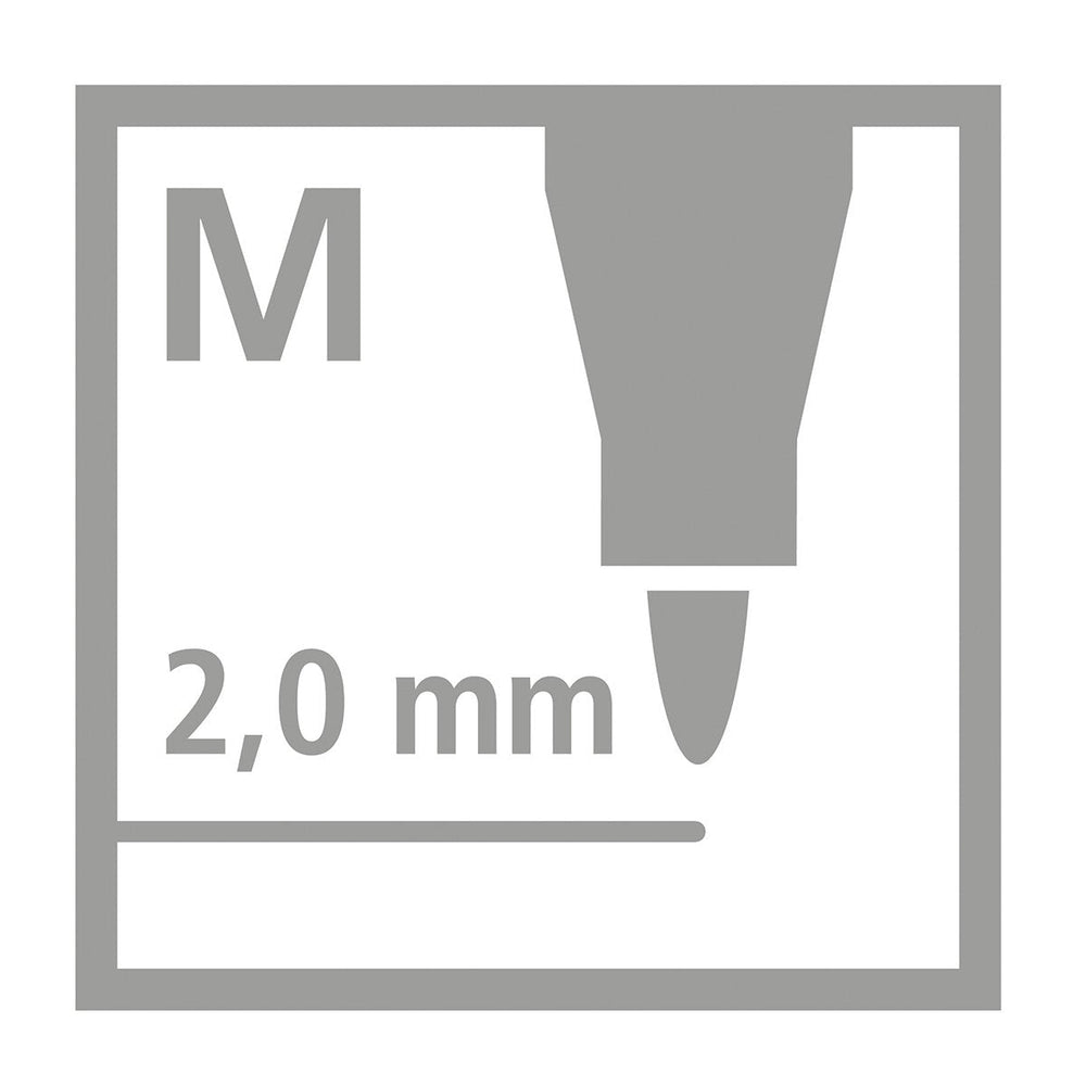 STABILO E280/12-01 - Estuche de 12 Rotuladores Escolares, Edición POWER