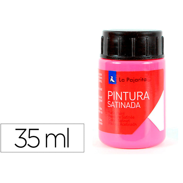 LA PAJARITA - Pintura Satinada a Base de Látex, Capacidad 35 ml, Color Magenta