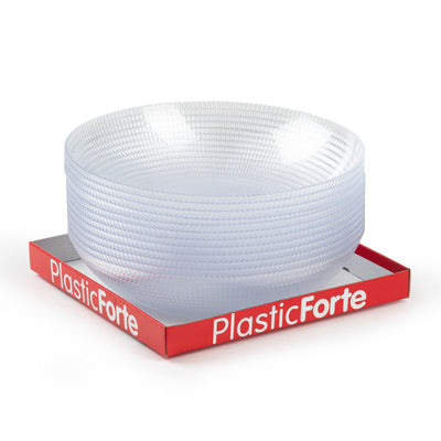 Plastic Forte Tokio - Juego de 2 Fruteros para Cocina 30 cm Redondos. Transparente