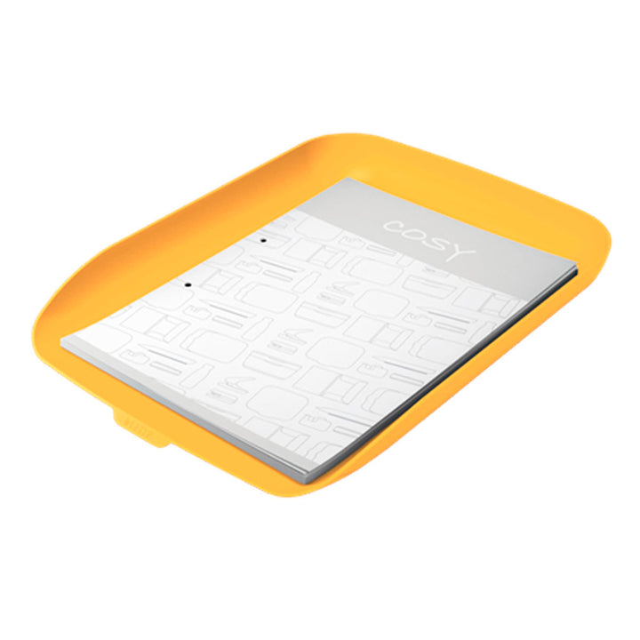 LEITZ Cosy - Bandeja Porta Documentos de Sobremesa Tamaño A4, Amarillo