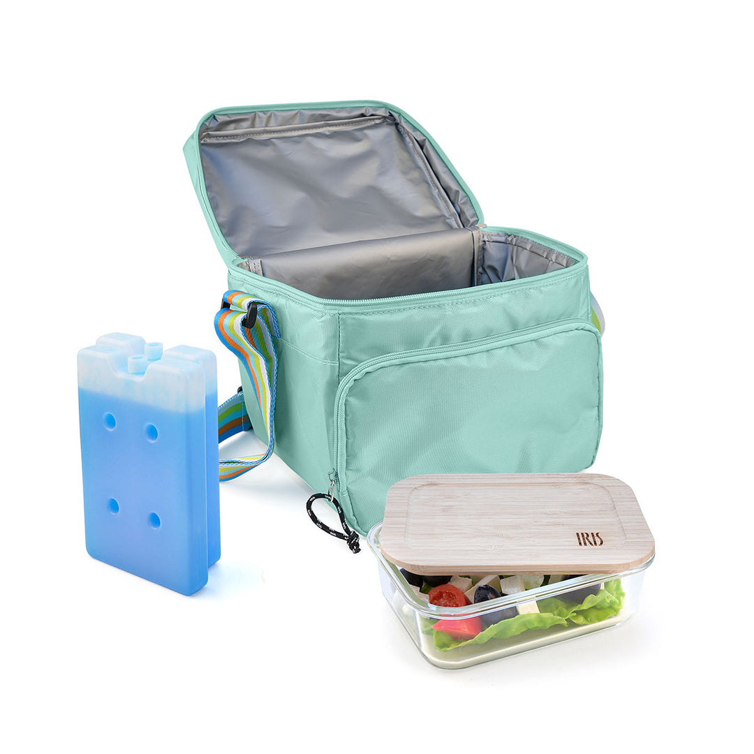 IRIS Summer - Nevera Portátil de 12L con Cinta Regulable. Menta