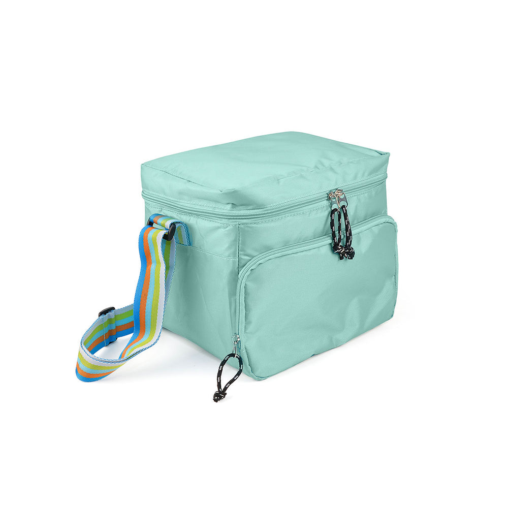 IRIS Summer - Nevera Portátil de 12L con Cinta Regulable. Menta