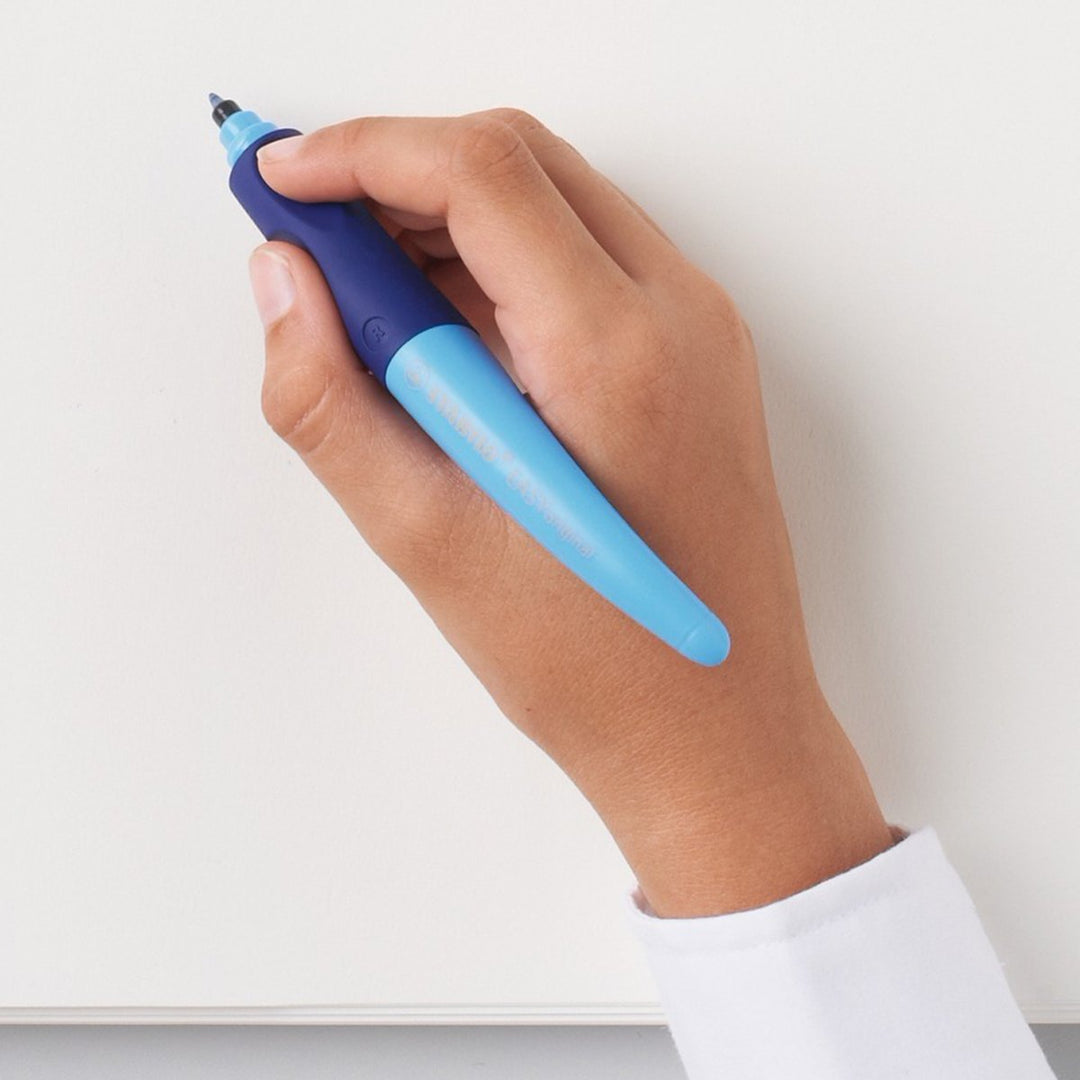 STABILO B-46834-3 - Bolígrafo Roller Ergonómico de Aprendizaje Diestros y Zurdos, Rosa