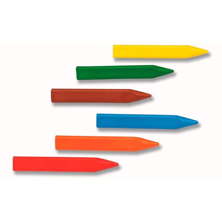 CARIOCA Pastello - Pack de 12 Plasticeras, Maxi y Super Resistentes, Colores Surtidos 