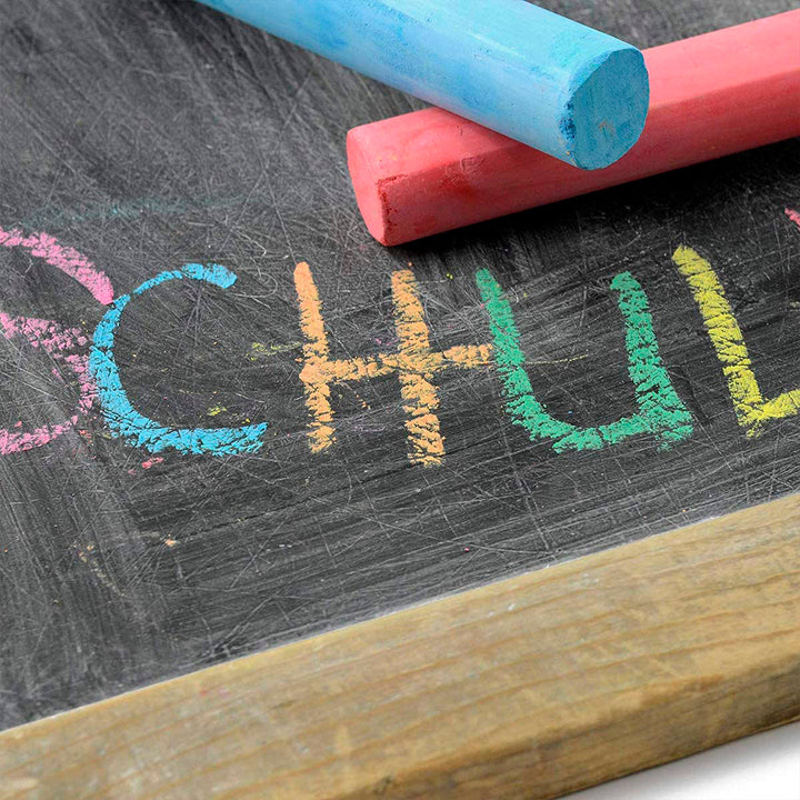 LIDERPAPEL - Caja de 10 Tizas Antipolvo, Colores Surtidos