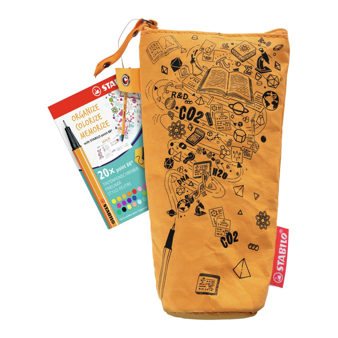 STABILO 8820-41 - Estuche en Papel Reciclado Lavable con 20 Rotuladores Point 88