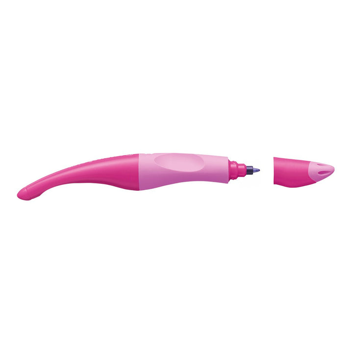 STABILO B-46834-3 - Bolígrafo Roller Ergonómico de Aprendizaje Diestros y Zurdos, Rosa