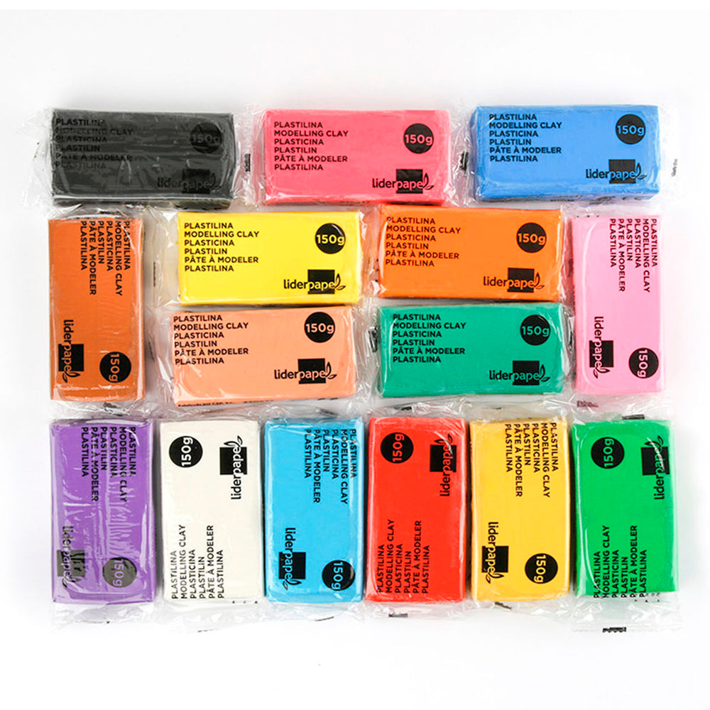 LIDERPAPEL - Plastilina Surtido de 15 Colores