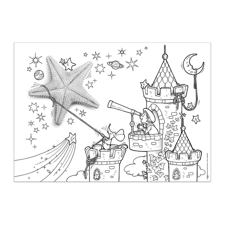 MAPED - Set de 15 Manteles Individuales para Colorear. Verde