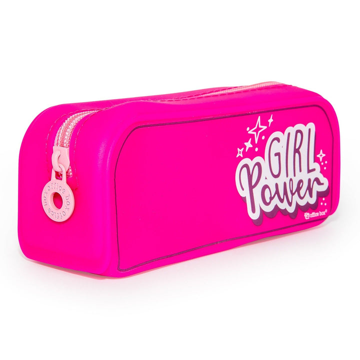 Office Box - Estuche Escolar de Silicona con Tacto Suave. Edición Girl Power