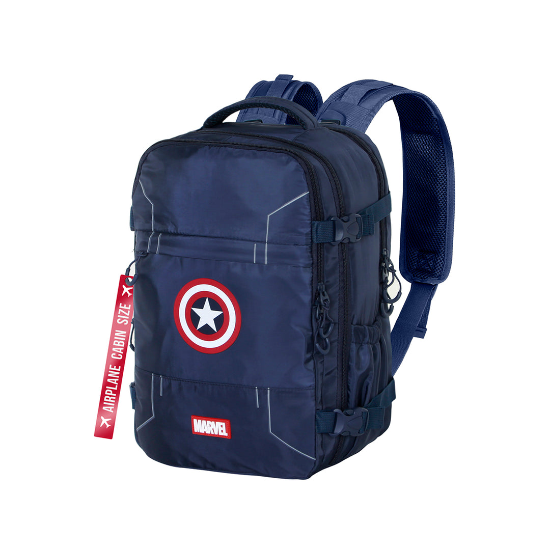 MERCURY - Mochila de Cabina Bajo Asiento Avión. Ligera e Impermeable. Capitán América