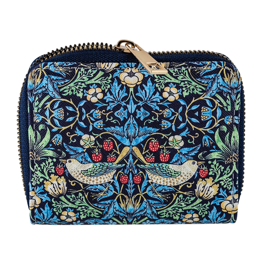 JAVIER William Morris - Monedero Pequeño Cartera para Mujer con Cremallera