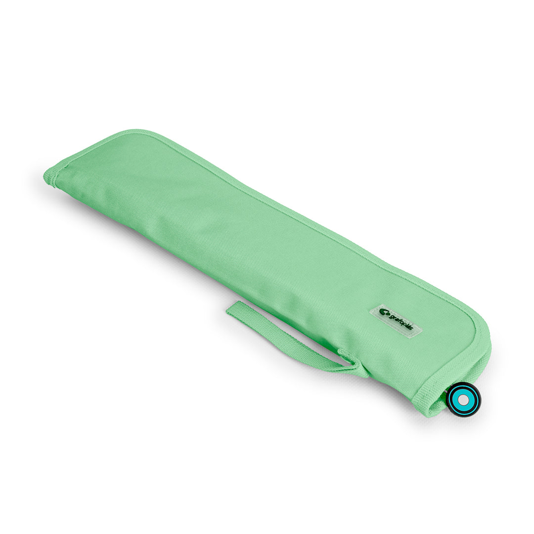 GRAFOPLAS Bits&Bobs - Portaflautas con Cremallera y Cinta para Colgar. Menta