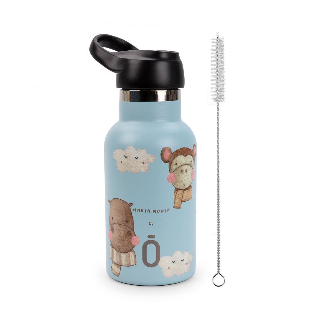 Runbott Marta Munté - Botella Térmica Infantil de 0.35L con Interior Cerámico. Selva