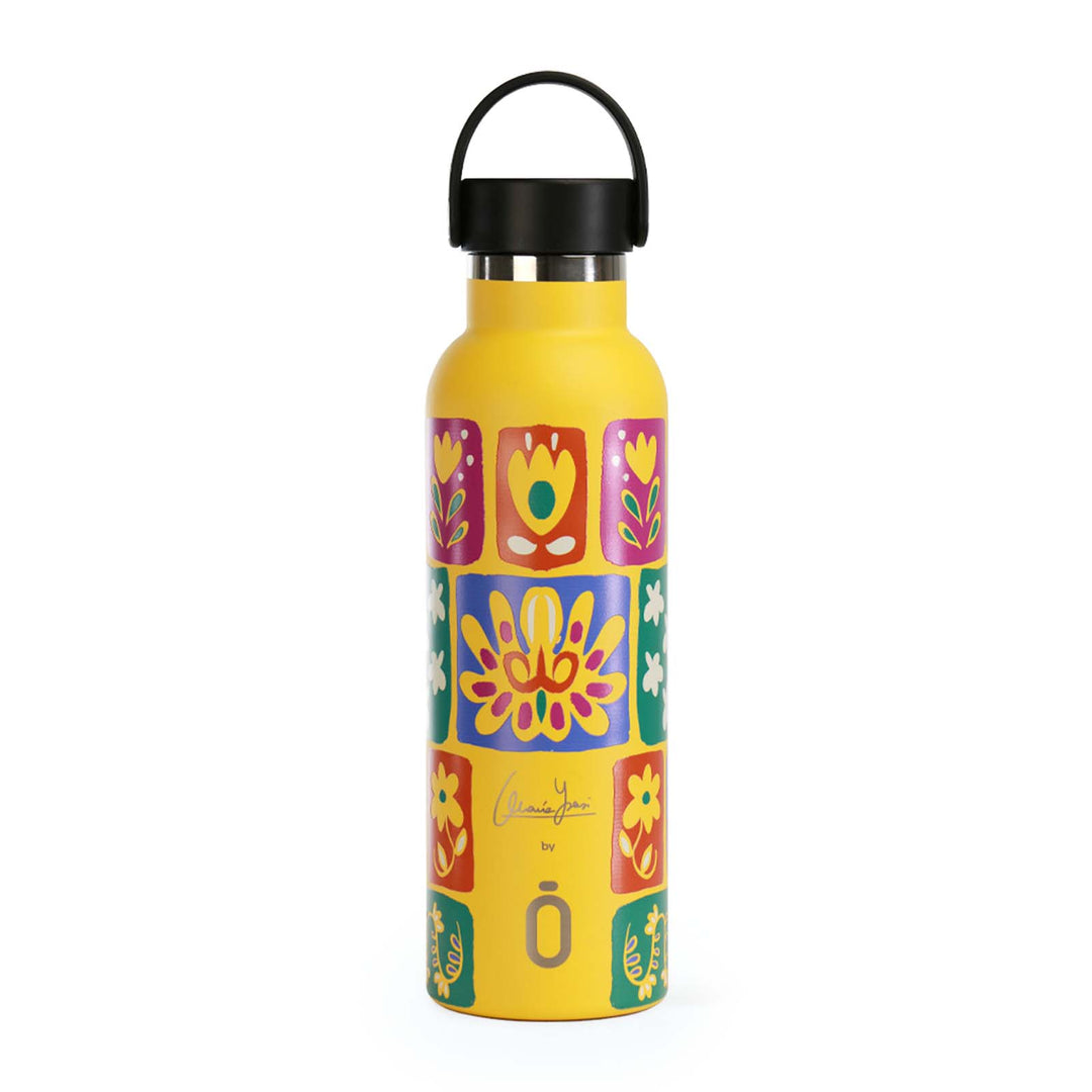 Runbott María Ysasi - Botella Térmica Reutilizable de 0.6L Interior Cerámico. Ethnic