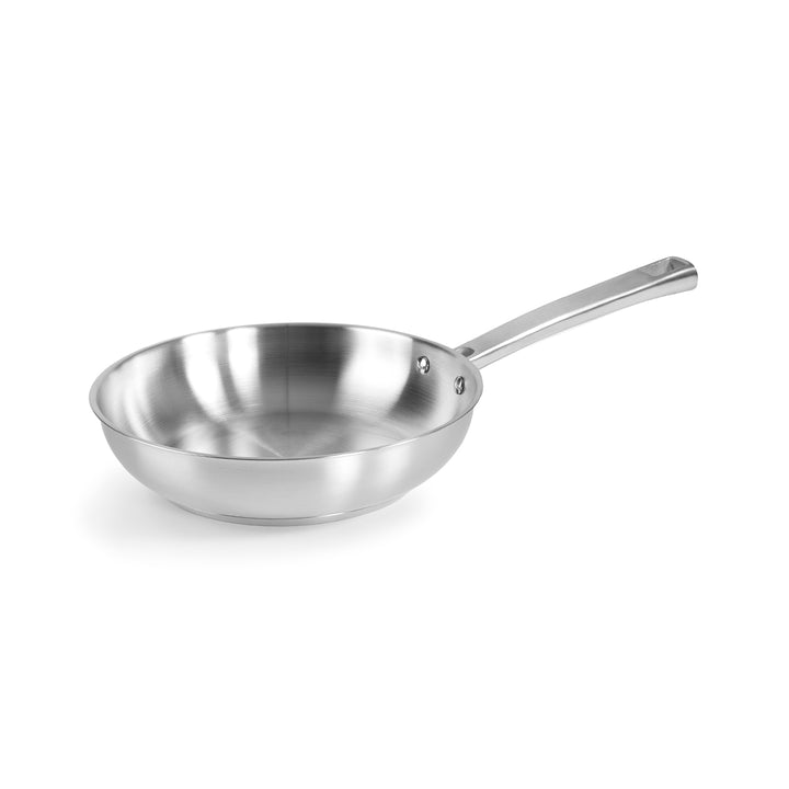 LACOR Foodie - Sartén 26 cm en Acero Inoxidable con Fondo Termo Difusor. Apta Inducción