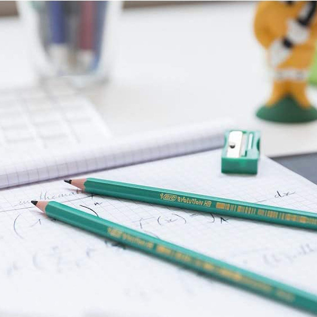 BIC 8902742 - Blíster con 10 Lápices Hexagonales de Grafito HB/2 EVOLUTION Original