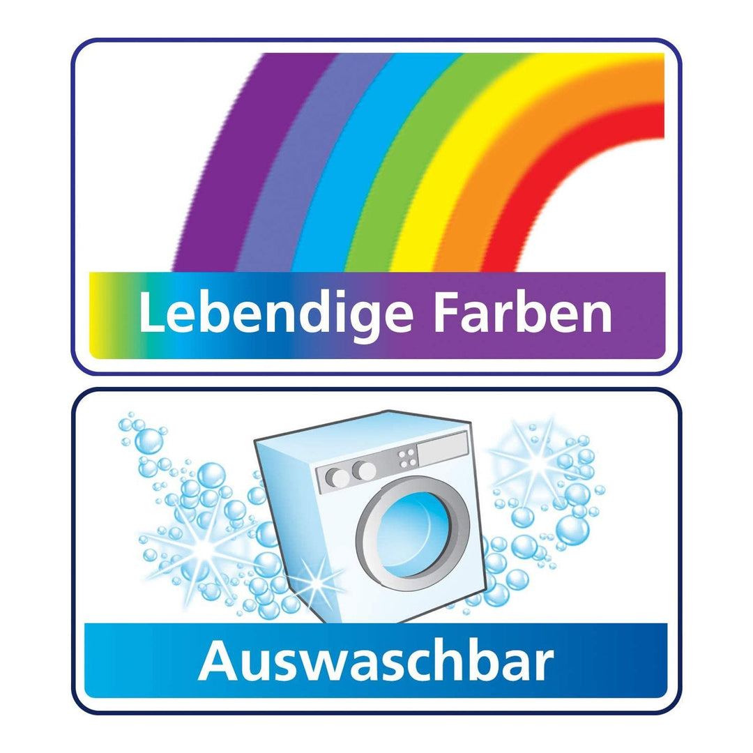 BIC 888695 - Estuche 12 Rotuladores de Colores Lavables, VISA KIDS. Seguridad EN71