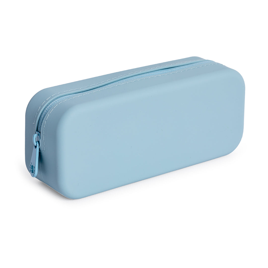 APLI - Estuche Escolar Portatodo Apli UP North Silicona. Celeste