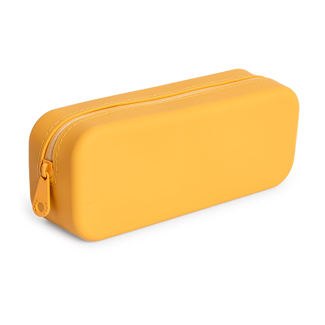 APLI - Estuche Escolar Portatodo Apli UP North Silicona. Mostaza