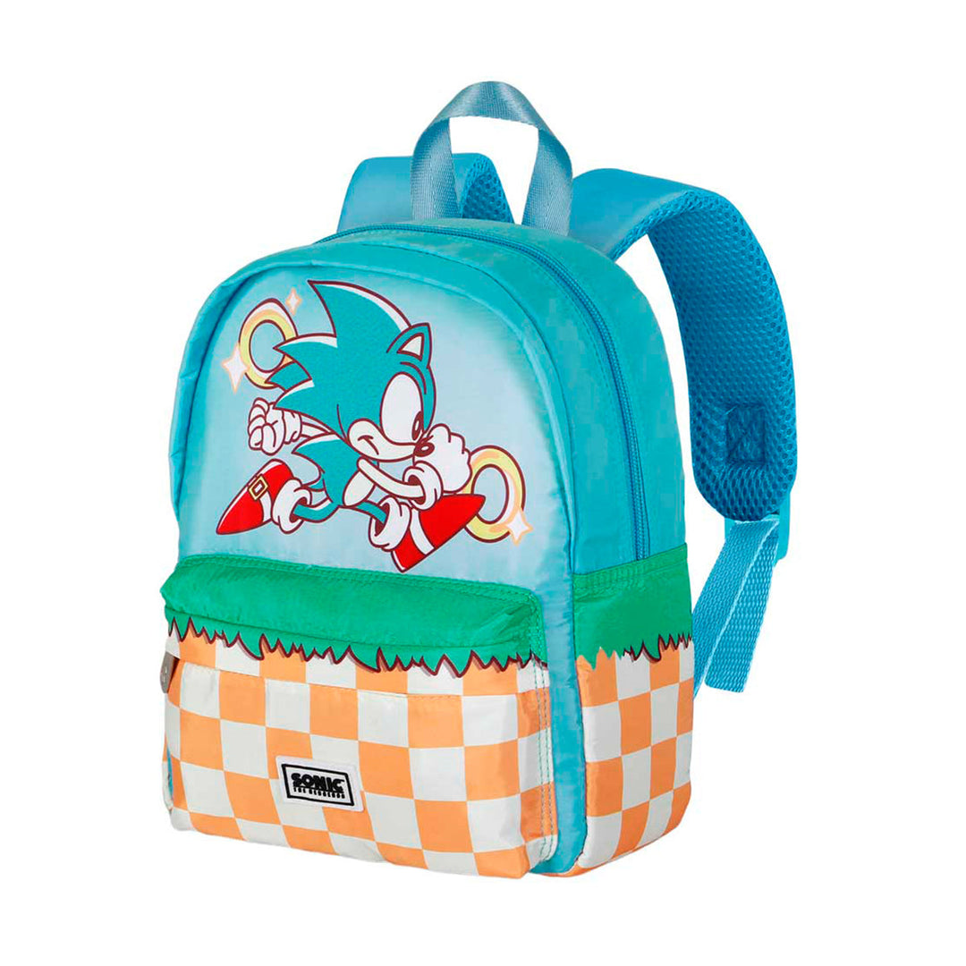 SONIC The Hedgehog SEGA Run - Mochila Infantil para Preescolar con Compartimento Unico