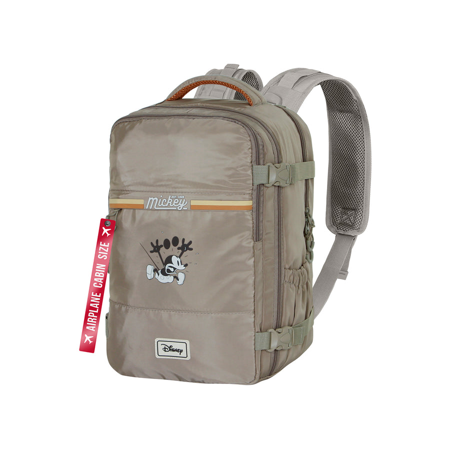 MERCURY - Mochila de Cabina Bajo Asiento Avión. Ligera e Impermeable. Disney Mickey Face
