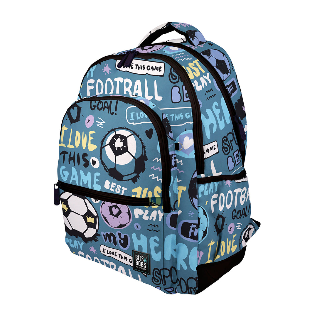 Grafoplás - Mochila Escolar 3 Cremalleras con Divisor Portátil y Adaptable Carrito. Hero