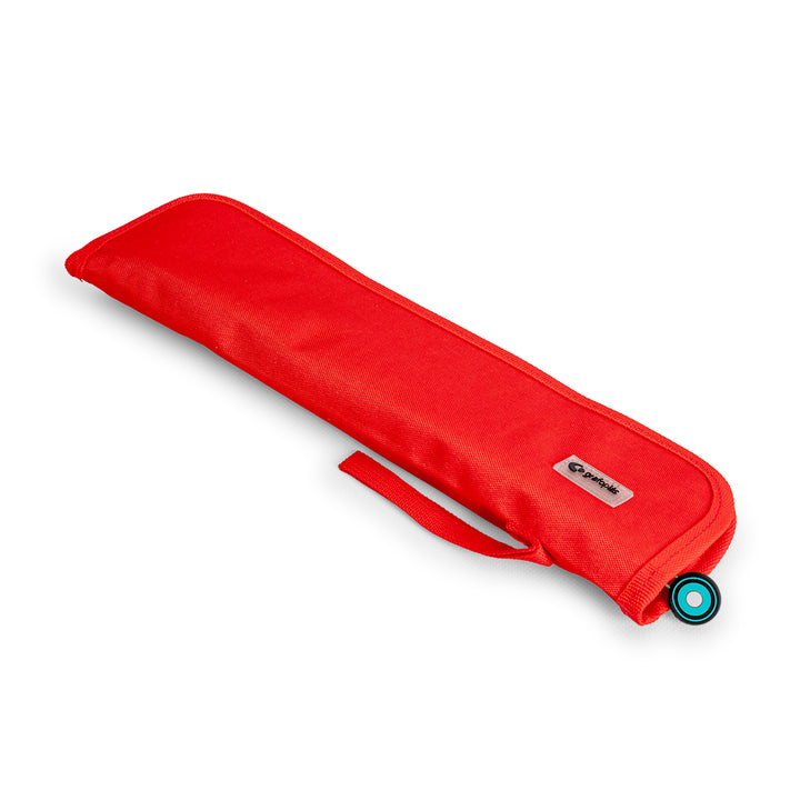 GRAFOPLAS Bits&Bobs - Portaflautas con Cremallera y Cinta para Colgar. Rojo