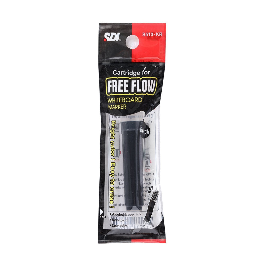 SDI FreeFlow - Rotulador de Pizarra Blanca de Alta Capacidad Recargable. Trazo 2.3 mm