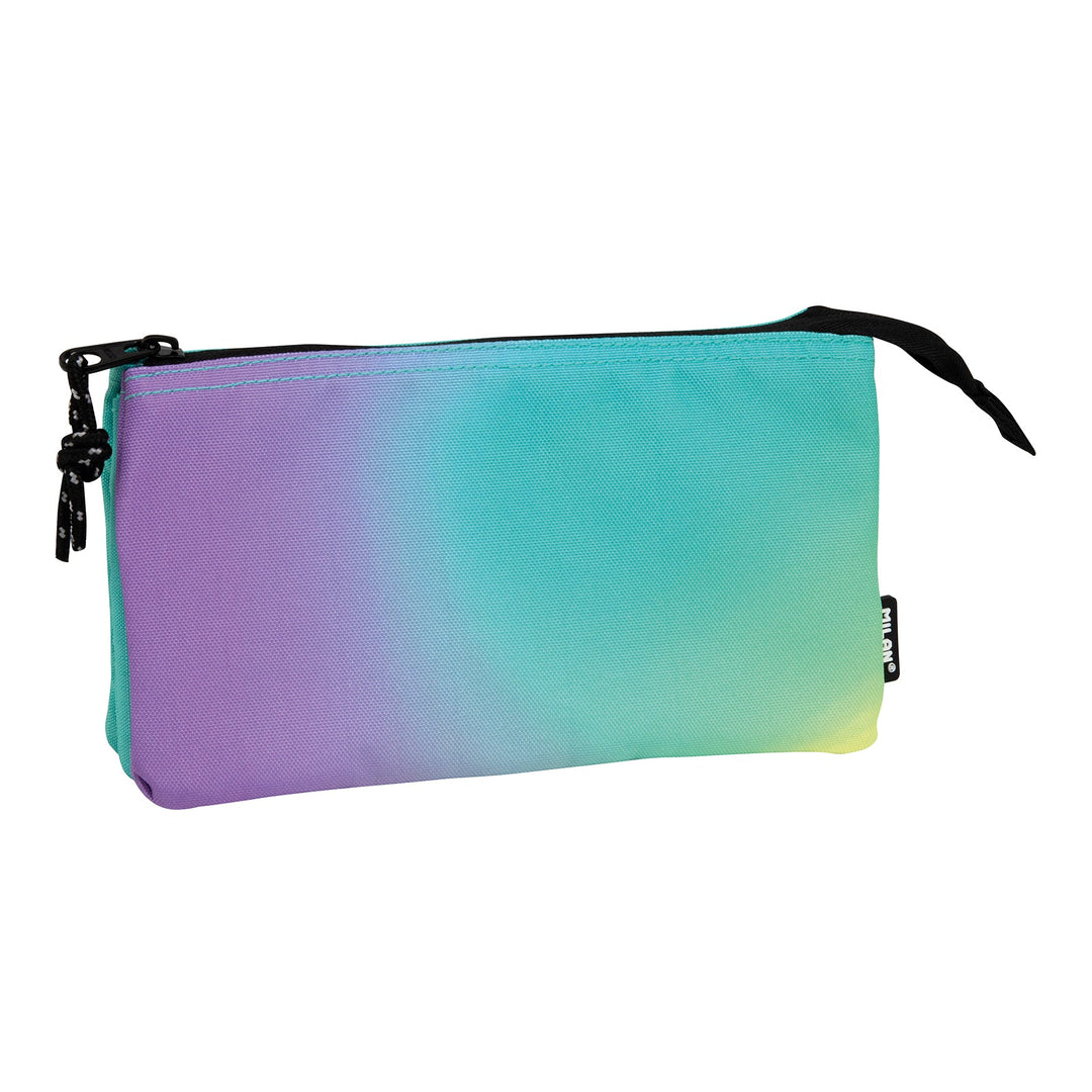 MILAN - Estuche 5 compartimentos Sunset. Turquesa