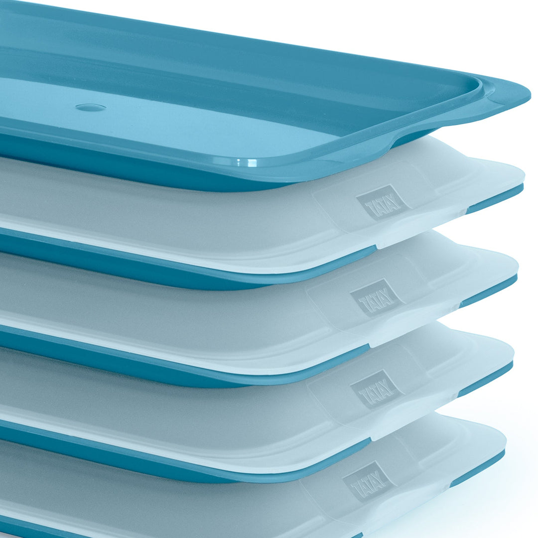 TATAY Fresh - Lote de 5 Recipientes Porta Embutidos y Alimentos. Ocean 21
