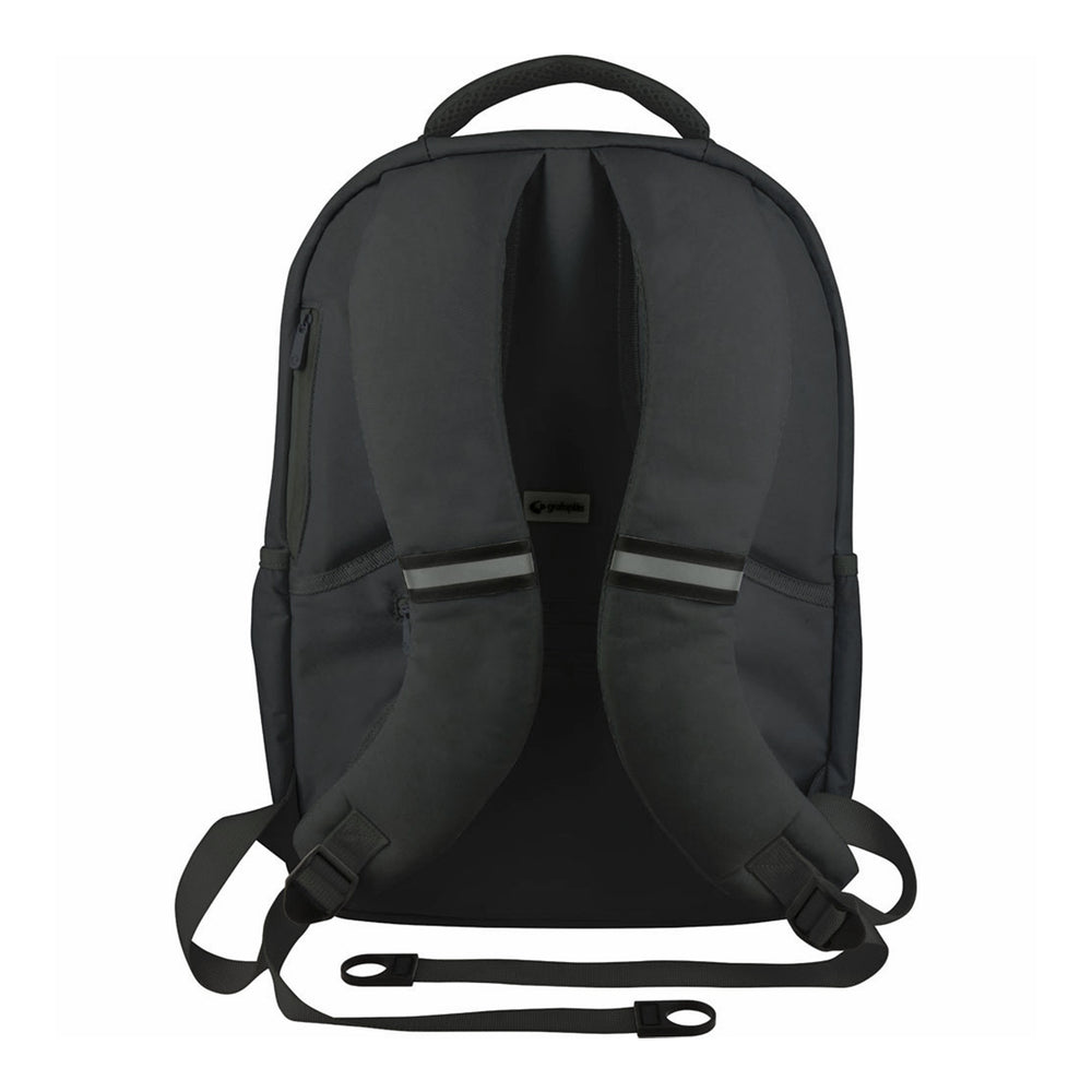 Grafoplás TidyBag - Mochila Juvenil de Multiples Bolsillos y Cremalleras para Portatil. Negro