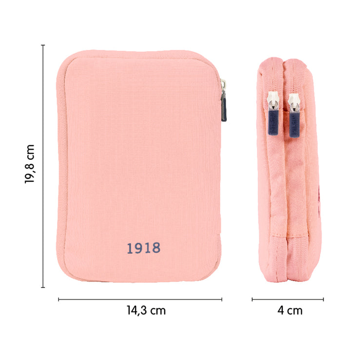 MILAN - Plumier de 2 Pisos con Contenido de 36 Piezas. Colección 430 since 1918. Rosa