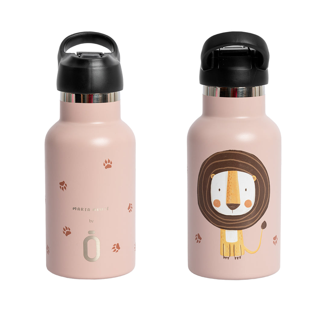 Runbott Marta Munté - Botella Térmica Infantil de 0.35L con Interior Cerámico. Lion