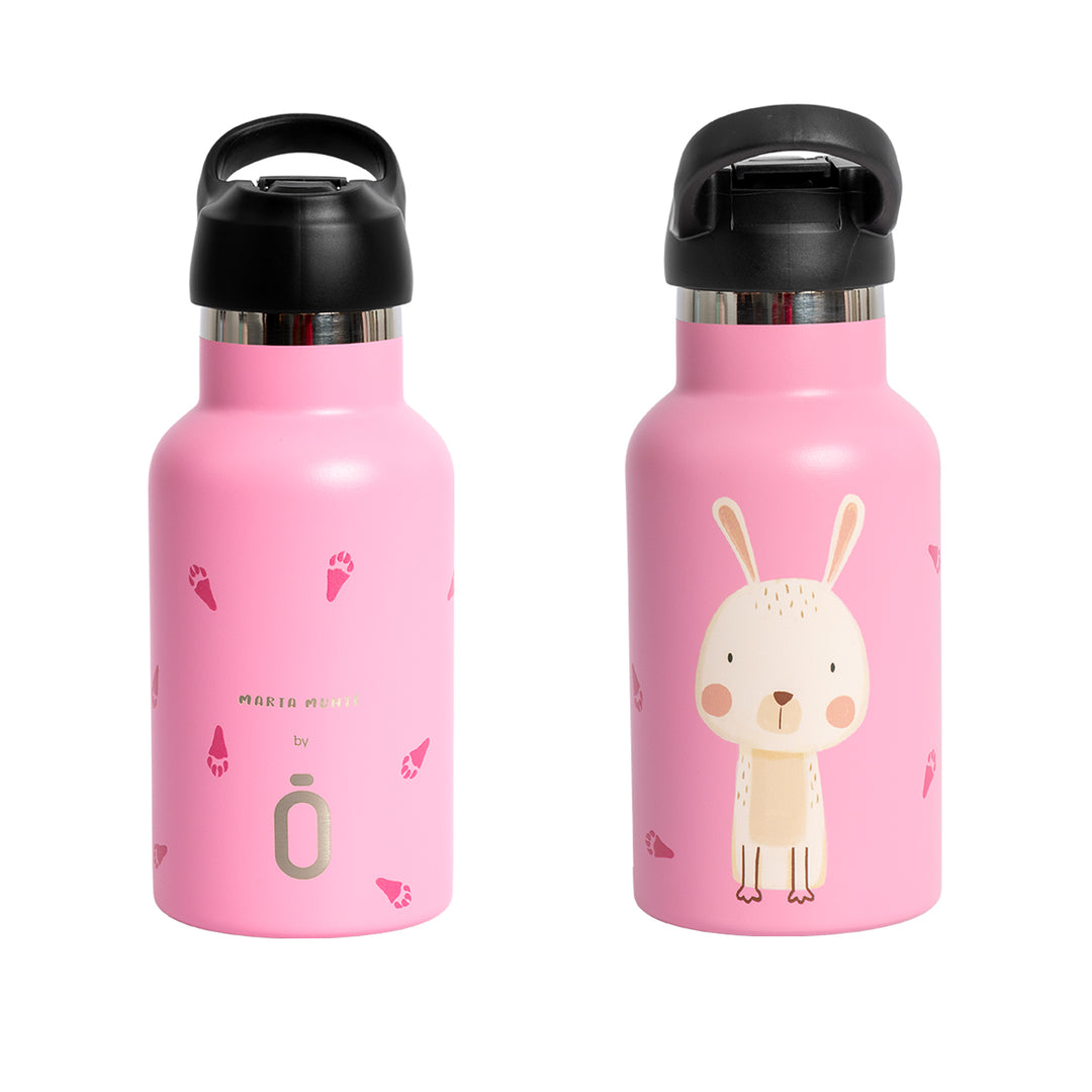 Runbott Marta Munté - Botella Térmica Infantil de 0.35L con Interior Cerámico. Rabbit