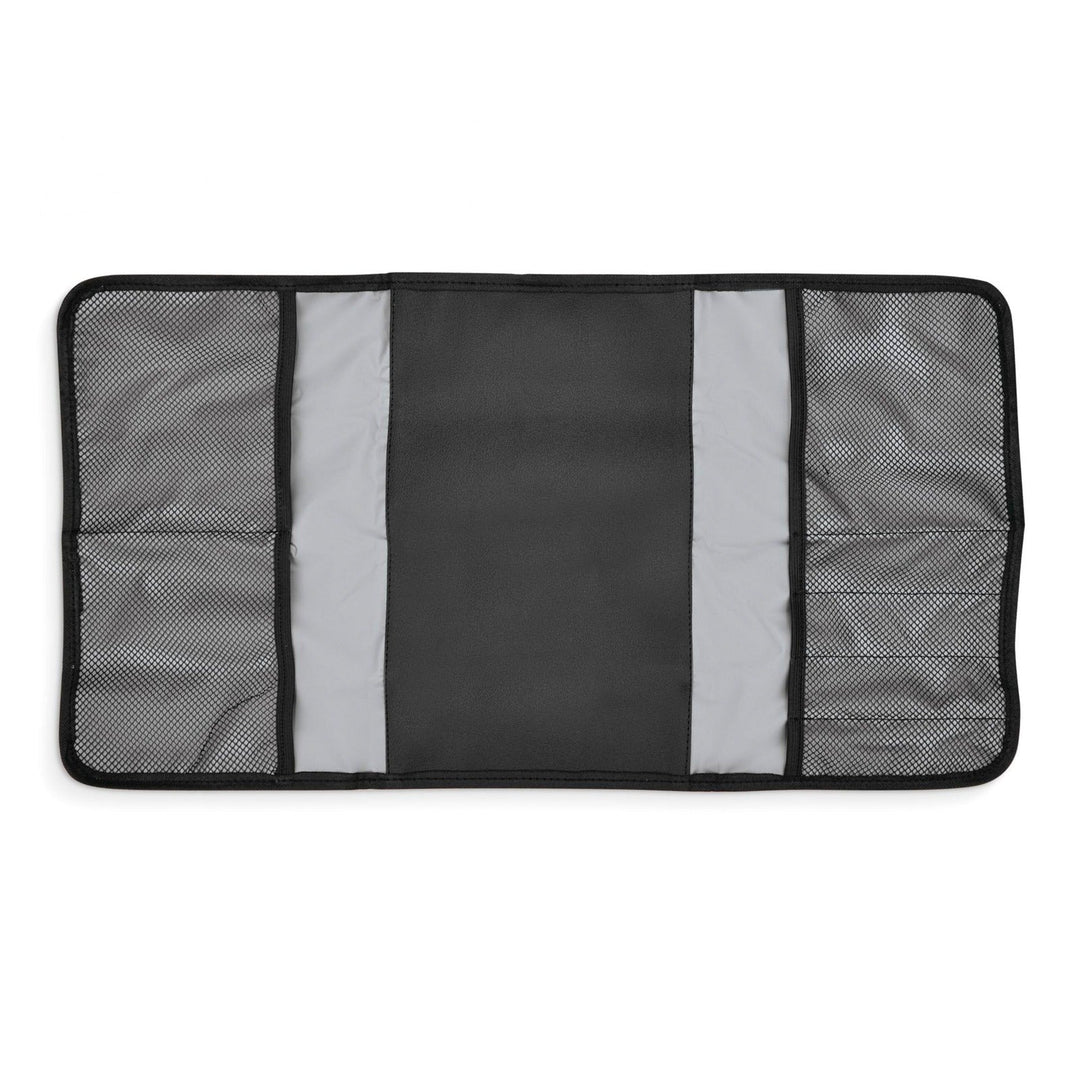 IRIS Seat & Eat - Mantel Plegable Individual con Bolsillos Interiores, Negro