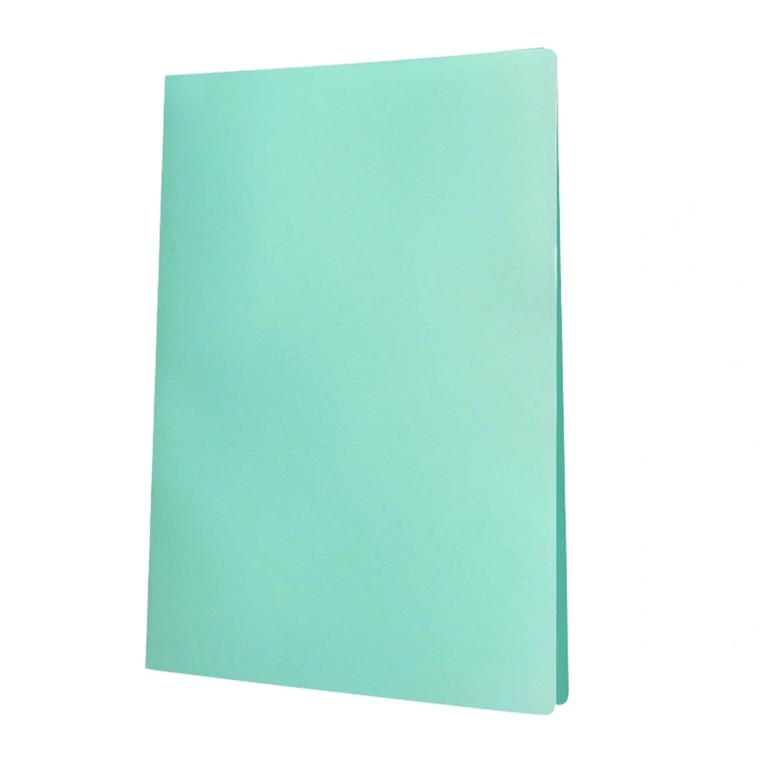 LIDERPAPEL - Carpeta Fundas de Plástico A4 con 20 Fundas Transparentes. Verde Manzana
