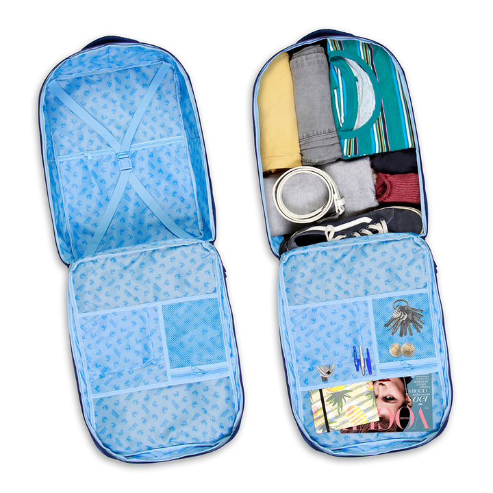 MERCURY - Mochila de Cabina Bajo Asiento Avión. Ligera e Impermeable. Sonic The Hedgehog