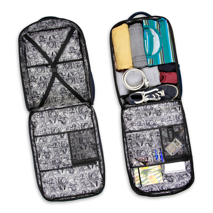 MERCURY - Mochila de Cabina Bajo Asiento Avión. Ligera e Impermeable. Capitán América