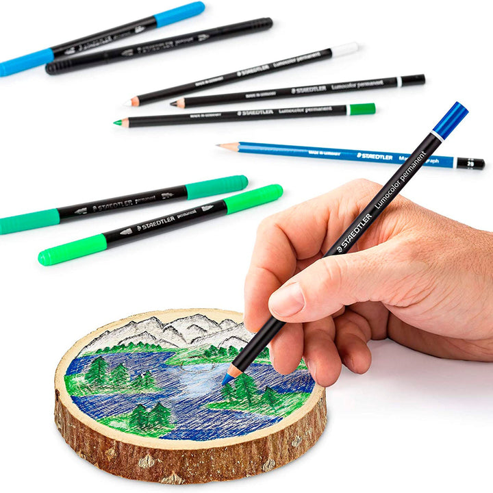 STAEDTLER Design Journey - Set de Manualidades para Dibujar en Madera. Wanderlust