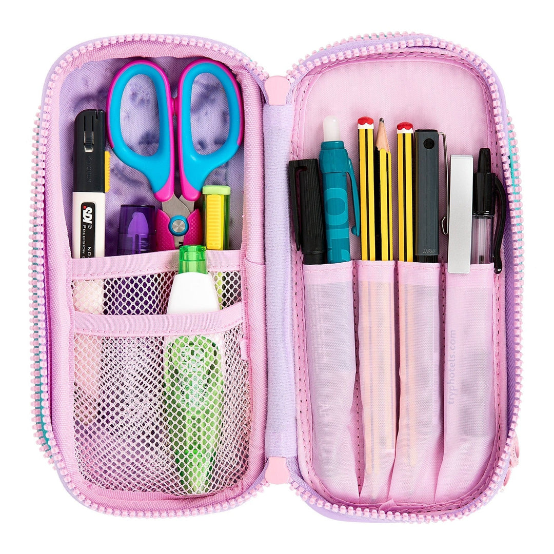 3D Magic - Estuche Escolar Doble con Cuerpo en Relieve. Jungle Negro