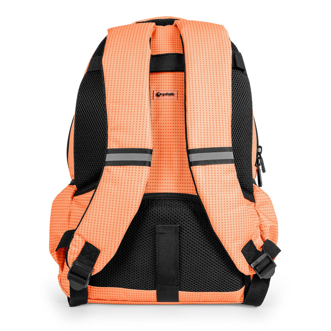 Grafoplás Kūru -  Pack Ahorro Escolar con Mochila 25L y Estuche Triple. Melocotón