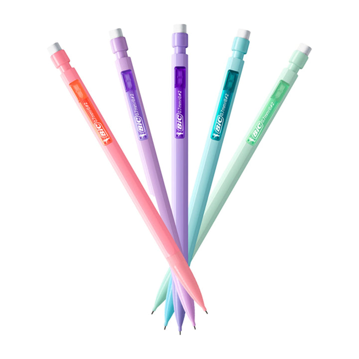 BIC MATIC - Pack 12X Portaminas Ancho de Línea 0.7 mm. Colores Pastel