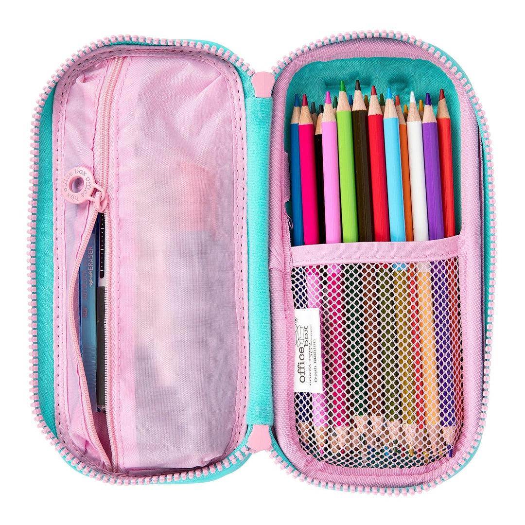 Estuche Doble Cremallera 3D Magic con Cuerpo EVA en Relieve. Modelo Yummy