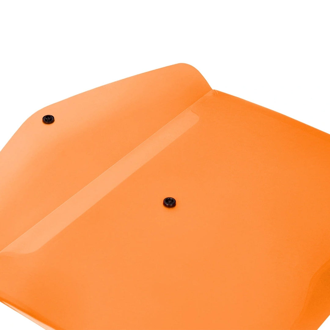 LIDERPAPEL - Carpeta Dossier Broche Polipropileno DIN A4 50 Hojas - Naranja Fluor